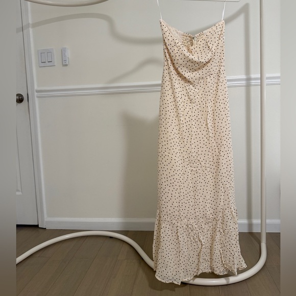 Reformation Arta Dress, Salt + Pepper - Picture 6 of 9